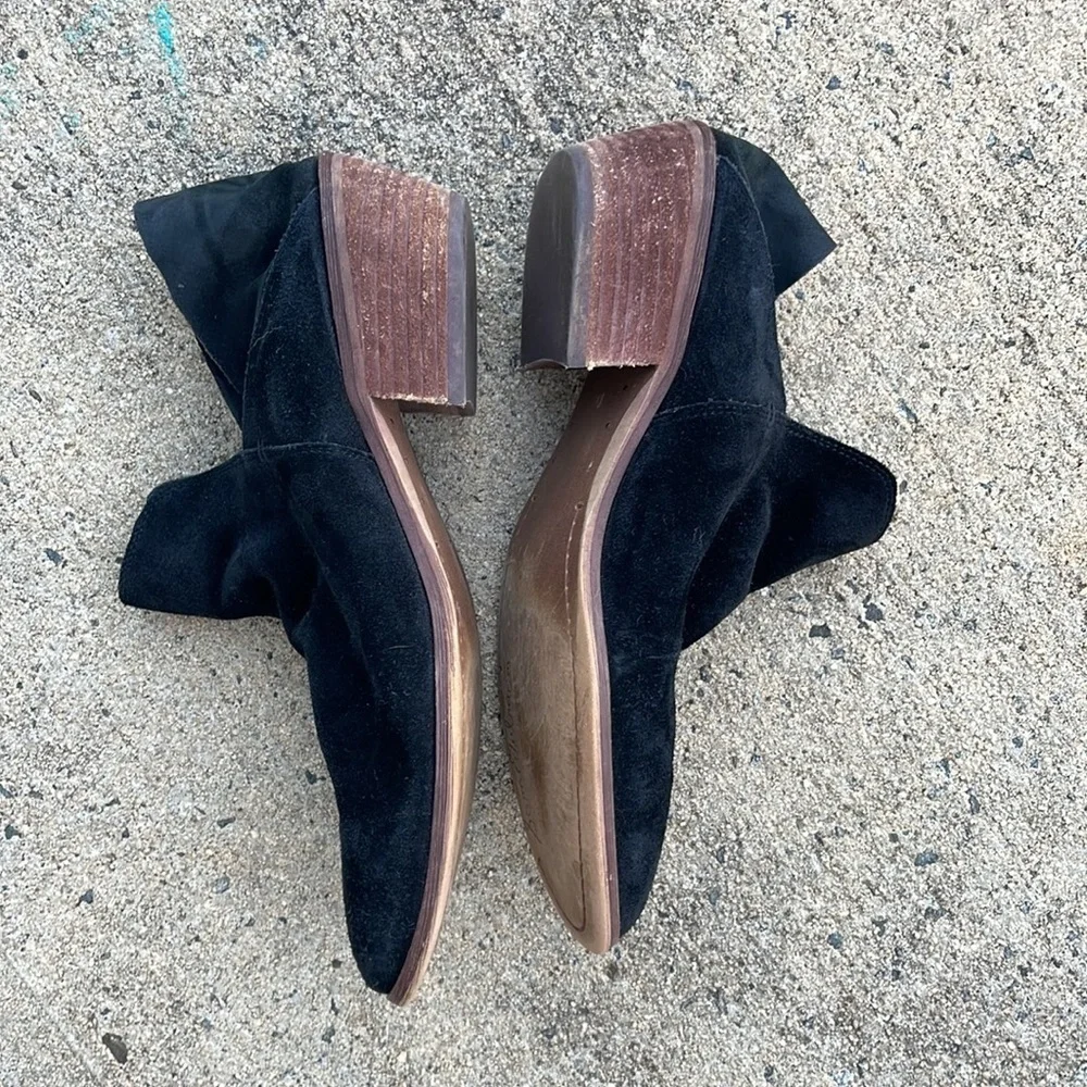 Sam Edelman Black Suede Convertible Prentice Bootie